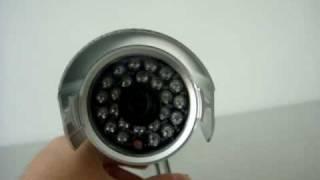 1/4'' Sharp CCD 24 IR LED Weatherproof and Dustproof Color Camera S-1002I