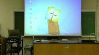 Halloween 2010: Math Teacher has trouble playing a video in class