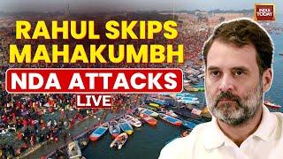 Mahakumbh 2025 News LIVE: Rahul Gandhi Skips Kumbh, NDA Attacks | Rahul Gandhi News | India Today