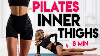 SLIM & TONE Your INNER THIGHS  Leg Fat Burn | 8 min Pilates Workout