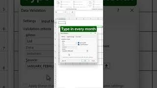 2025 Calendar in Excel (Full Tutorial)‼️ #excel