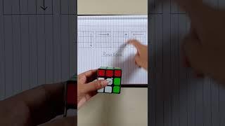 how to solve the 3 by 3 rubik's cube [easy]...#shorts