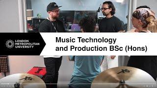 Music Technology and Production BSc (hons)