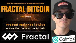 $FB - FRACTAL BITCOIN TOKEN CRYPTO COIN HOW TO BUY FB COINEX GLOBAL BRC-20 BTC UNISAT BLOCKCHAIN NEW