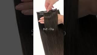 Discover 3 Types in WIGI Clip In Hair Extensions