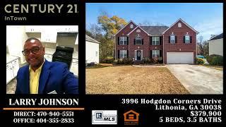 3996 Hodgdon Corners Drive  Lithonia, GA - Larry Johnson - Atlanta Realtor   Welcome To Atlanta