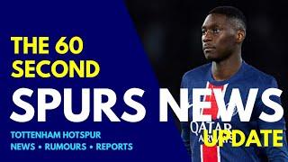 THE 60 SECOND SPURS NEWS UPDATE: Club Contact PSG About Muani, Dorrington's New Contract & Loan Move