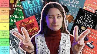 ranking every popular tiktok book i've ever read 