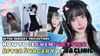 [DA Plastic Surgery Clinic]  What to expect and do after Plastic Surgery in Korea - Precautions