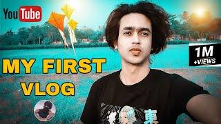 MY FIRST VLOG  || MY FIRST VIDEO ON YOUTUBE || B2 MG YT