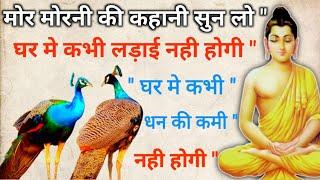 मोर मोरनी की ज्ञानवर्धक कहानी | घर मे कभी लड़ाई नही होंगे | Peacock of Story | motivational story