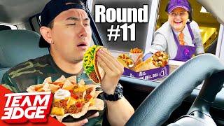 Drive-Thru Merry Go Round Challenge! *extreme eating*