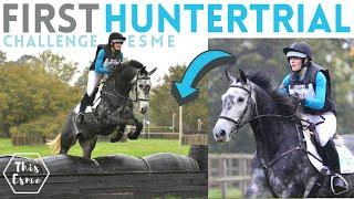 First Huntertrial + Show with my Young Horse! Challenge Esme AD | This Esme