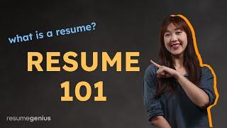 Resume Basics | Tips for Resume Format, Type, and Sections