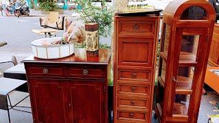 Paris France  ANTIQUE old things MARCHÉ aux PUCES🪞 FLEA MARKET🪑 Thrift store shopping️ 4KHDR