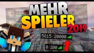 MEHR SPIELER FÜR DEINEN MINECRAFT SERVER 2019 | SERVER TIPPS | GAMESTREAMZ