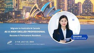 MIGRATE TO AUSTRALIA & CANADA AS A HIGH SKILLED PROFESSIONAL