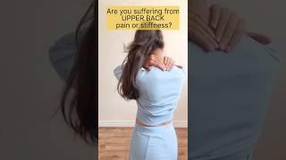 Back pain dur kare kuch minto mein | Best treatment for upper back pain | Dr Dhwani Jain