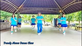 Sweet Like Cola Funky Line Dance||Demo by Tayuka Karamoy & Trendy Moms Dance Class