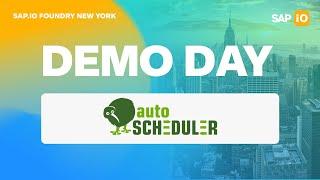 AutoScheduler.ai | SAP.iO Foundry New York Supply Chain Management Program | Demo Day 2023