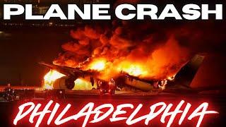 PLANE CRASH!! Philadelphia. MASS CASUALTY. Air Ambulance. 6 DEAD. Fires.  LIVE.