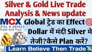 Silver Micro & Mini,Gold Live Market Trade Analysis?Support & Resistance?Global Market?