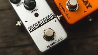 Amazon made a Compressor.. And it's decent? // Amazon Basics Guitar Pedal Compressor