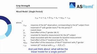 Repeated measures analysis in clinical trials  using ASReml-R