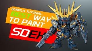 Gunpla Tutorial: Best Way to Paint a SDEX