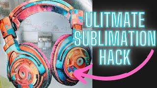 Sublimation on Glitter Vinyl with Cricut | Sublimation on Dark Fabric