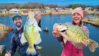 The BEST Crappie Fishing was in a NEIGHBORHOOD CREEK....