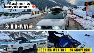 Finally here -10 degree | Sonamarg weather in Feb march| Pune to Kashmir by road | Skoda k2k Drive