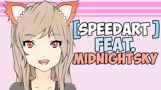 [Speed Art] - Featuring: MidNightSky ( ＾◡＾)っ