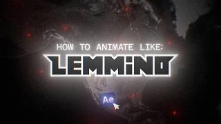 How To Animate Like Lemmino (After Effects Tutorial)