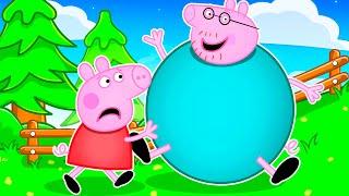 Roll a Daddy Pig Is The Most IMPOSSIBLE Game In Roblox!