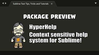 [PP02] HyperHelp - Sublime Help System