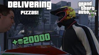 How to Make an Honest Living in GTA V | Pizza Delivery | GTA V ONLINE