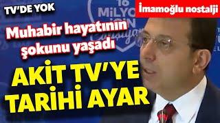 EKREM İMAMOĞLU'NDAN AKİT TV'YE TARİHİ AYAR! MUHABİR HAYATININ ŞOKUNU YAŞADI