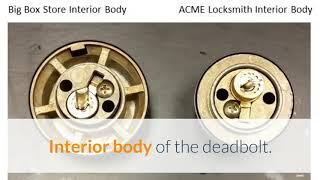 Which Door Lock is Best - Locksmith vs Big Box Store