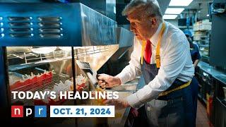 Trump Campaigns In A McDonald's Drive-Thru | NPR News Now