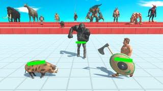 1v1v1 Tournament With Attack Multiplier 2 - Animal Revolt Battle Simulator