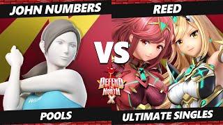 DtN X - John Numbers (Wii Fit Trainer) Vs. Reed (Pyra Mythra) Smash Ultimate - SSBU