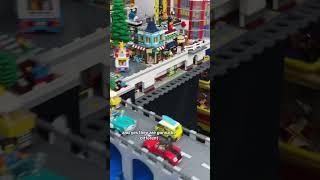 LEGO City Subway MOC #lego #legosubway #legosubwaystation #legocity #legocitybuilding