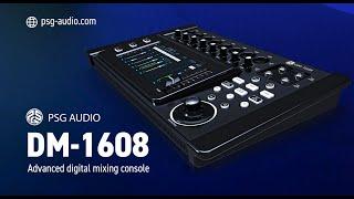 PSG Audio DM-1608 Digital Mixer Overview 14 Channels with App Control