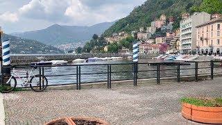 vlog2：意大利/科莫湖lago di como/在小镇闲逛的一天/gelato/湖边喷泉