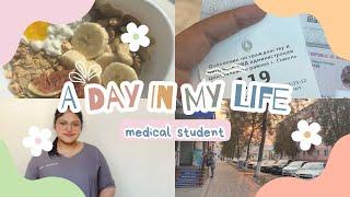 A day in my life as a medical student in Belarus | GSMU |clinical postings,living alone, what I eat