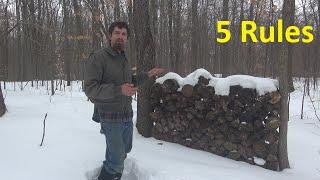 Storing Firewood Outside, What You Need to Do