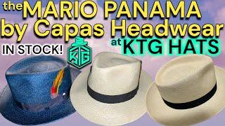 THE MARIO ITALIAN PANAMA - by Capas Headwear- in Natural or Navy! - KEVIN’S KTG HATS