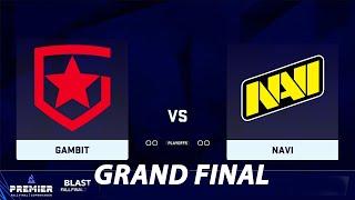   [ RU ]  NAVI vs Gambit  Grand Final  BO3 BLAST Premier Fall Finals 2021