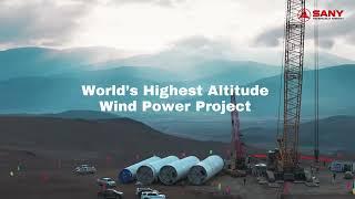 The Highest Altitude Wind Power Project – SANY Renewable Energy Tibet Comai County Wind Farm